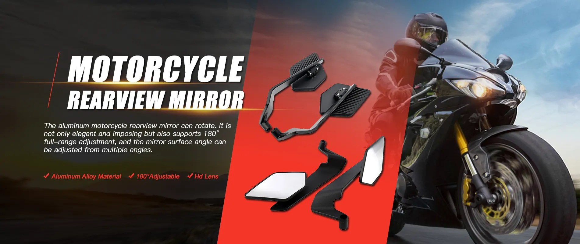 Kina Motorcykel bakspejle producent