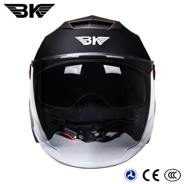 Unisex 3/4 motorcykelhjelme med visir